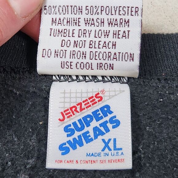 Vtg 90s Hard Rock Cafe Sweater XL Embroidered Chicago Made In USA Travel‎ Retro - Picture 8 of 8